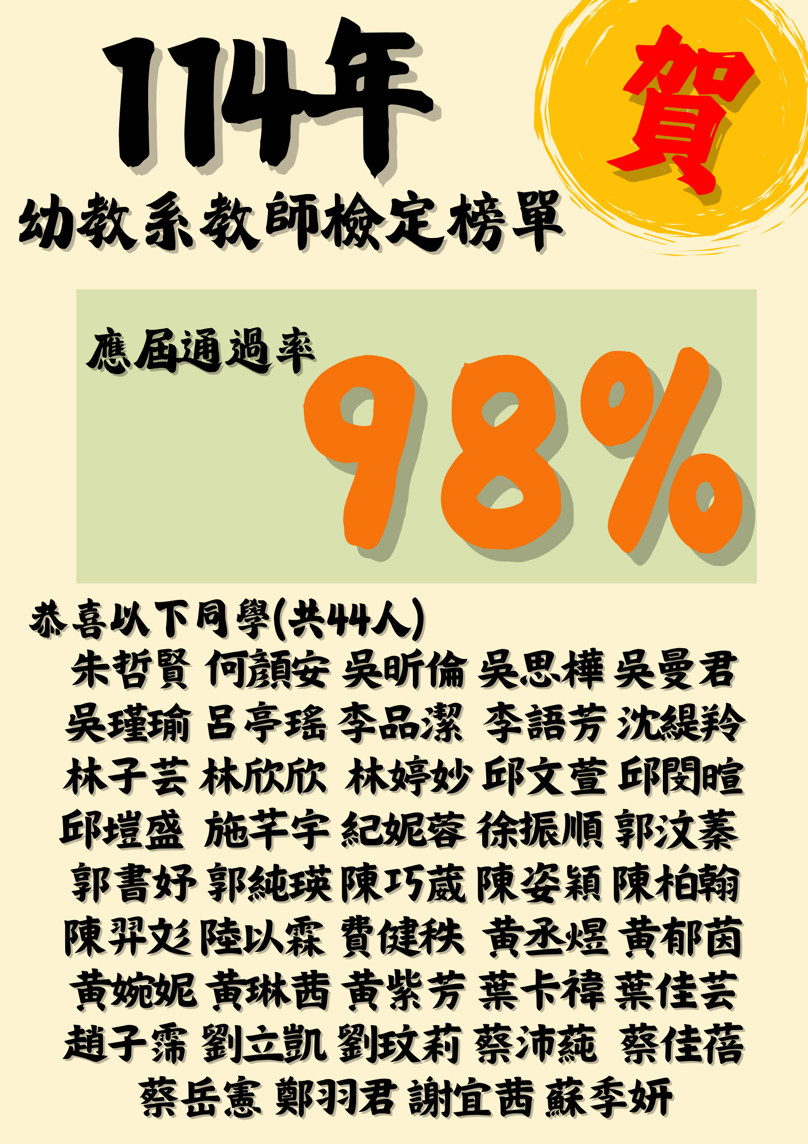 Link to 114年應屆畢業生 通過教師檢定資格考